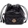 Versace Pre-Owned - Borsa a secchiello La Medusa in pelle di vitello trapuntata con coulisse 2019-2025 - Donna - pelle di vitello - Taglia unica -