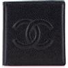 CHANEL Pre-Owned - Portafoglio tri-fold CC piccolo in pelle Caviar 1996-1997 - unisex - pelle caviar - Taglia unica - Nero