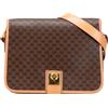 Celine Pre-Owned - Borsa a tracolla Macadam in tela cerata 2014 - Donna - tessuto/pelle di vitello - Taglia unica - Marrone