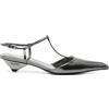 Prada Pre-Owned - Pumps metallizzate 35mm - Donna - pelle di vitello/pelle di vitello/pelle lucida - 40 - Grigio