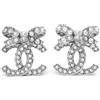 CHANEL Pre-Owned - Orecchini con strass anni 2020 - Donna - pietre sintetiche/placcatura in argento - Taglia unica