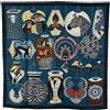 Hermès Pre-Owned - Foulard Lanternes Ballons et Cocardes XX secolo - Donna - seta - Taglia unica - Blu