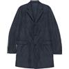 Prada Pre-Owned - Cappotto con bottoni anni '90 - Uomo - poliammide/poliammide/poliestere - 48 - Blu