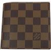 Louis Vuitton Pre-Owned - Portafoglio Marco piccolo in tela Damier Ebène 2011 - unisex - tela - Taglia unica - Marrone
