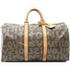 Louis Vuitton Pre-Owned - Borsa Keepall 50 Boston Graffiti 2001 - unisex - PVC - Taglia unica - Marrone