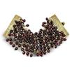 Jennifer Gibson Jewellery - Bracciale rigido Ruby Droplet anni '40 - Donna - metallo placcato in oro/vetro - Taglia unica
