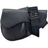Christian Dior Pre-Owned - Borsa a tracolla Saddle in pelle di vitello pieno fiore 2019 - unisex - pelle di vitello - Taglia unica - Blu