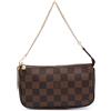 Louis Vuitton Pre-Owned - Borsa a mano Mini Pochette Accessoires in tela Damier Ebène 2006 - Donna - tela - Taglia unica - Marrone