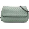 Bottega Veneta Pre-Owned - Borsa espandibile a tracolla Intrecciato mini in nappa con catena e battente 2012-2025 - Donna - nappa - Taglia unica -