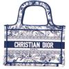 Christian Dior Pre-Owned - Borsa tote Dioriviera De Jouy Book mini in tela Toile 2020 - Donna - tela - Taglia unica - Blu