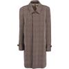 Comme Des Garçons Pre-Owned - Cappotto a quadri - Uomo - poliestere/poliestere - M - Marrone