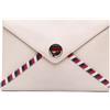 CHANEL Pre-Owned - Clutch a busta Airlines in pelle d'agnello 2016-2017 - Donna - pelle di agnello - Taglia unica - Bianco