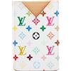 Louis Vuitton Pre-Owned - Portacarte con monogramma x Takashi Murakami 2005 - Donna - PVC/tela/pelle - Taglia unica - Bianco