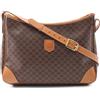 Celine Pre-Owned - Borsa a tracolla Macadam in tela cerata 2018-2025 - Donna - tessuto - Taglia unica - Marrone