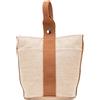 Hermès Pre-Owned - Borsa a secchiello Saxo PM in tela Toile 1990-2015 - Donna - tela - Taglia unica - Marrone