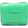 Bottega Veneta Pre-Owned - Portafoglio Intrecciato con zip anni 2000 - Donna - pelle di vitello - Taglia unica - Verde