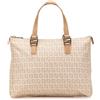 Fendi Pre-Owned - Borsa tote in tela con motivo Zucchino 2000-2010 - Donna - tela/pelle di vitello - Taglia unica - Marrone