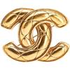 CHANEL Pre-Owned - Spilla CC placcata oro con design trapuntato 1950-1970 - Donna - placcatura in oro - Taglia unica
