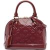 Louis Vuitton Pre-Owned - Borsa a tracolla Alma BB in pelle Vernis con monogramma 2014 - Donna - pelle - Taglia unica - Rosso