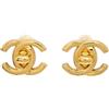 CHANEL Pre-Owned - Orecchini CC con chiusura a girello decorativa 1996 - Donna - placcatura in oro - Taglia unica