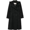 Burberry Pre-Owned - Cappotto doppiopetto con cintura anni 2010 - Donna - cotone - 9 - Nero