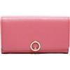 Bvlgari Pre-Owned - Portafoglio a clip anni 2020 - Donna - pelle di vitello - Taglia unica - Rosa