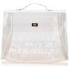Hermès Pre-Owned - Borsa a mano Souvenir De L'Exposition Kelly in vinile 1997 - unisex - PVC - Taglia unica - Bianco