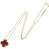 Van Cleef & Arpels - Collana Carnelian Alhambra in oro giallo 18 carati anni 2010 - Donna - oro giallo 18kt/corniola - Taglia unica