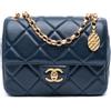 CHANEL Pre-Owned - Borsa a tracolla Bijoux Logo mini in pelle di agnello trapuntata con catena 2021-2025 - Donna - pelle di agnello - Taglia unica -