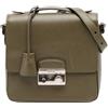 Prada Pre-Owned - Borsa a tracolla Saffiano Lux Sound piccola 2010-2025 - Donna - pelle - Taglia unica - Marrone