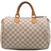 Louis Vuitton Pre-Owned - Borsa Speedy 30 Boston in tela Damier Azur 2000-2025 - Donna - tela/pelle - Taglia unica - Bianco