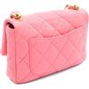 CHANEL Pre-Owned - Borsa a spalla matelassé 2021 - Donna - pelle di vitello/tessuto - Taglia unica - Rosa