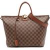 Louis Vuitton Pre-Owned - Borsa a tracolla Belmont MM in tela Damier Ebène 2013 - Donna - tela - Taglia unica - Marrone