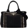 Prada Pre-Owned - Borsa a tracolla Canapa Bijoux piccola in tela 2013-2025 - Donna - tela - Taglia unica - Nero