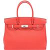 Hermès Pre-Owned - Borsa a mano Birkin Retourne 30 in pelle Togo 2014 - Donna - pelle di vitello - Taglia unica - Rosso
