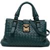 Bottega Veneta Pre-Owned - Borsa a tracolla Intrecciato Roma mini in nappa 2012-2024 - Donna - nappa - Taglia unica - Verde