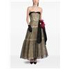 Vintage - Abito da sera anni '50 - Donna - seta - 40 - Nero