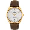 OMEGA - De Ville 40mm - Uomo - ottone placcato in oro 18kt/pelle - Taglia unica - Bianco