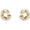 Bvlgari Pre-Owned - Orecchini a cerchio in oro giallo anni '90 - Donna - oro giallo/platino - Taglia unica