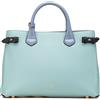Burberry Pre-Owned - Borsa a tracolla Banner media in pelle tricolore 2015-2017 - Donna - tela/pelle di vitello - Taglia unica - Blu