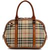 Burberry Pre-Owned - Borsa a tracolla Bowling Haymarket Check Orchard piccola in tela 2000-2017 - Donna - tessuto/pelle di vitello - Taglia unica -