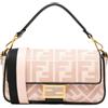 Fendi Pre-Owned - Borsa a tracolla Zucca con ricamo anni '12-'23 - Donna - tela/pelle di vitello - Taglia unica - Rosa