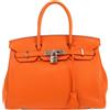 Hermès Pre-Owned - Borsa a mano Birkin 30 - Donna - pelle - Taglia unica - Arancione