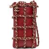 CHANEL Pre-Owned - Borsa a tracolla Tech Me Out in pelle di agnello con catena 2020 - Donna - pelle di agnello - Taglia unica - Rosso