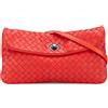 Bottega Veneta Pre-Owned - Borsa a tracolla Intrecciato Turn Lock mini in nappa 2012-2025 - Donna - nappa - Taglia unica - Rosso