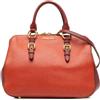 Miu Miu Pre-Owned - Borsa a tracolla Boston Madras in pelle di capra 2010-2025 - Donna - pelle di capra - Taglia unica - Arancione