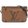 Louis Vuitton Pre-Owned - Borsa a spalla con monogramma Giant Reverse 2020 - Donna - PVC - Taglia unica - Marrone
