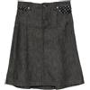 Louis Vuitton Pre-Owned - Gonna denim 2009 - Donna - cotone - 34 - Grigio