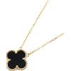 Van Cleef & Arpels - Collana Alhambra in oro giallo 18 carati con onice anni 2010 - Donna - oro giallo 18kt/onice - Taglia unica
