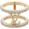 Louis Vuitton Pre-Owned - Anello LV Iconic Ring XS placcato oro 2021-2025 - Donna - placcatura in oro - Taglia unica